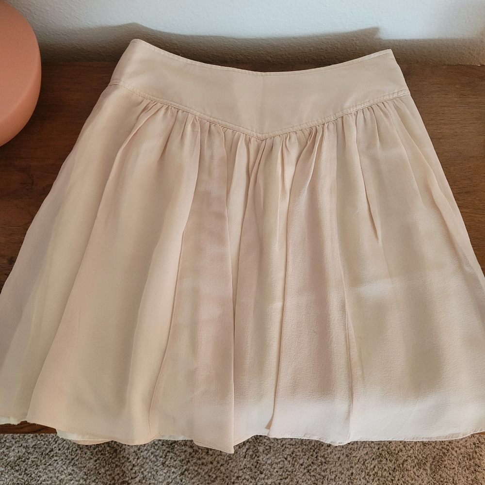Anthropolgie Silk skirt